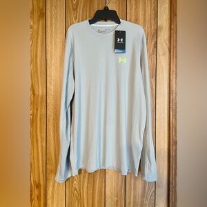 New Men’s Under Armor long sleeve Drifit Shirt Size M
